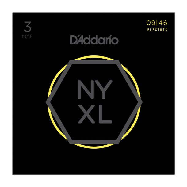 D'Addario NYXL0946-3P - NYXL 3-D pack 009-046